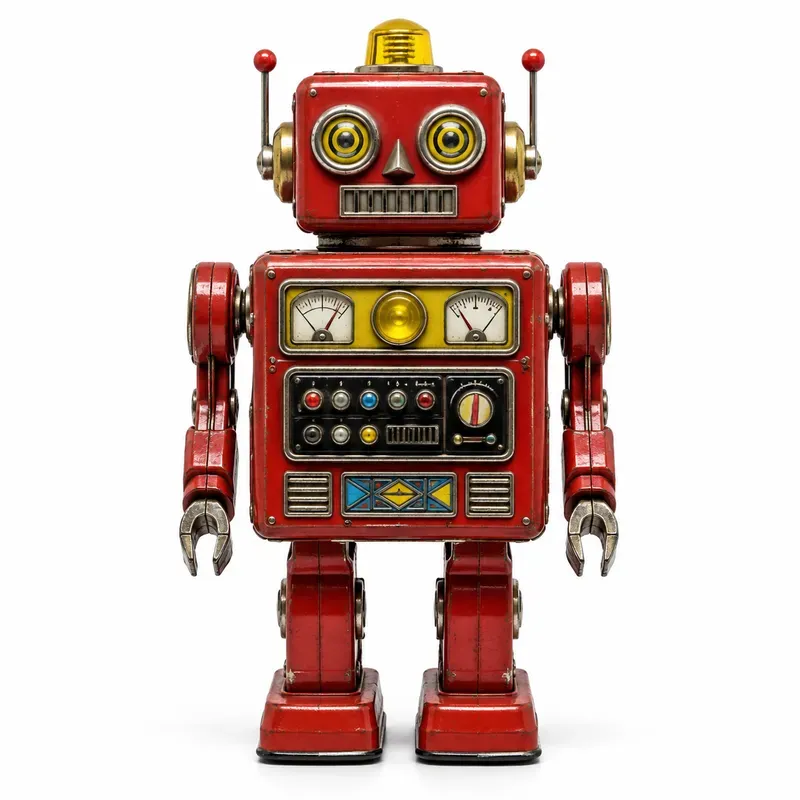 Vintage Tin Toy Robots