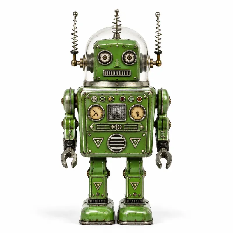 Vintage Tin Toy Robots