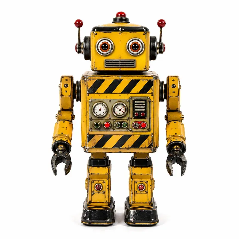 Vintage Tin Toy Robots