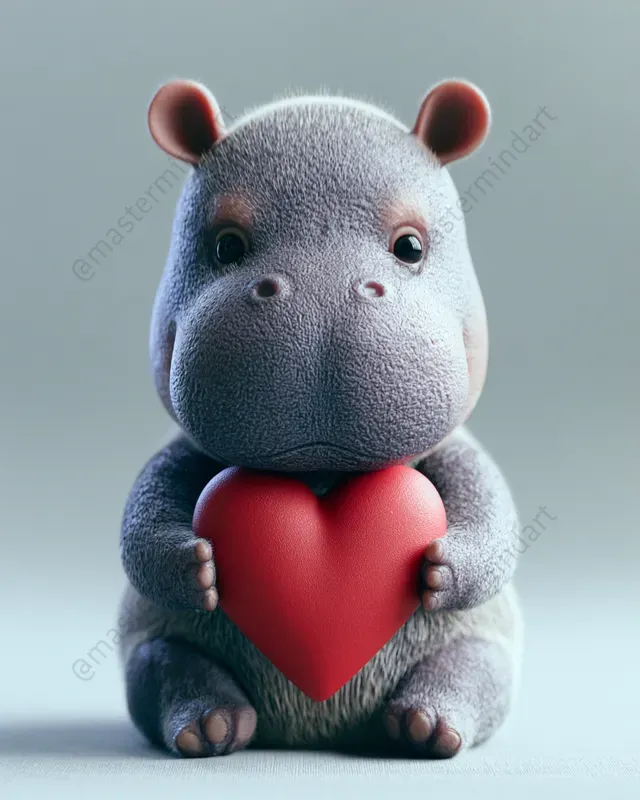 Cute 3D Animal Loves