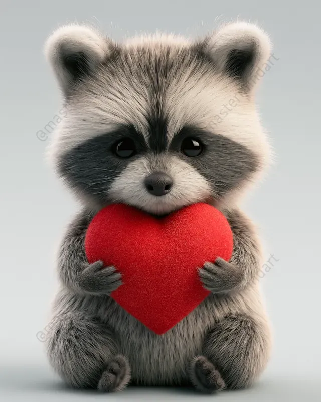 Cute 3D Animal Loves