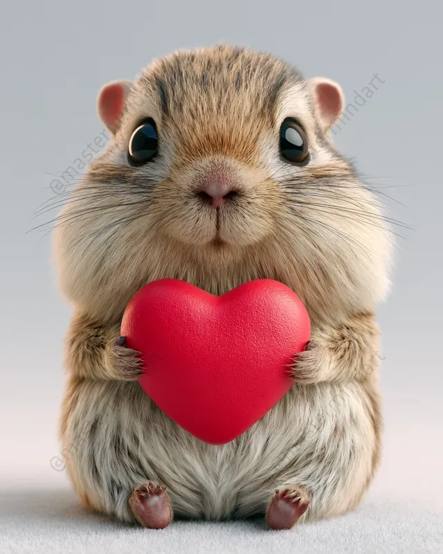 Cute 3D Animal Loves