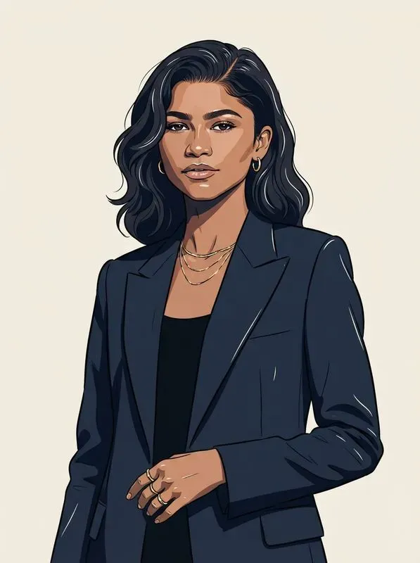 Flat Vector Editorial Portraits