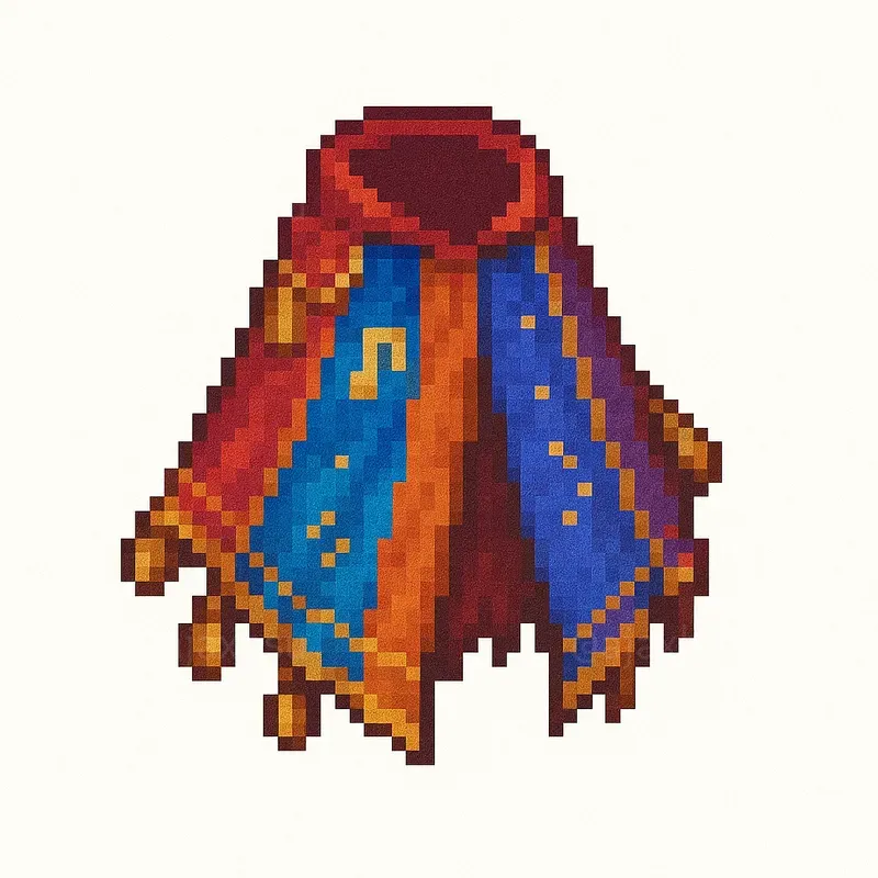 Pixel Art RPG Cloak Icon Packs