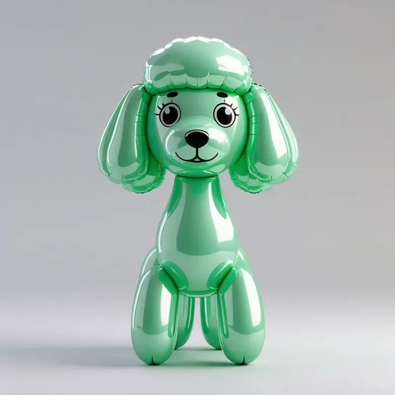 3D Puffy Stickers Glossy Balloon Pets