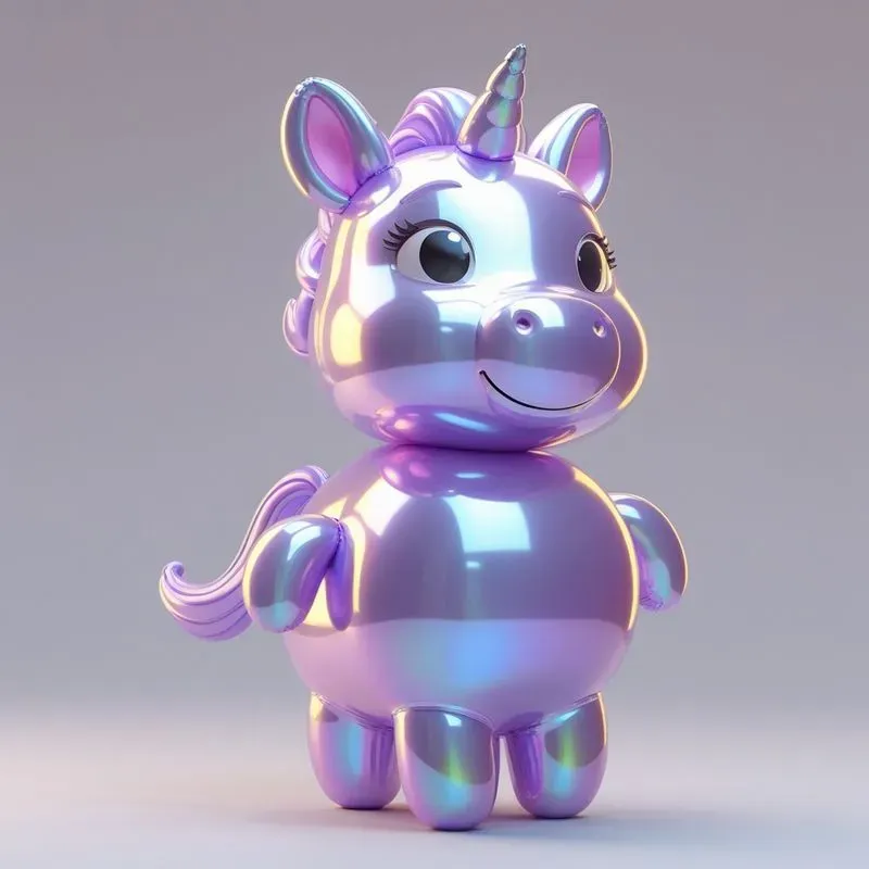 3D Puffy Stickers Glossy Balloon Pets