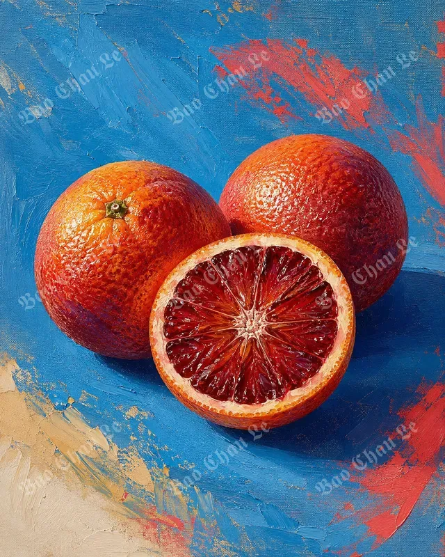 Vibrant Hyperreal Oil Canvas Art