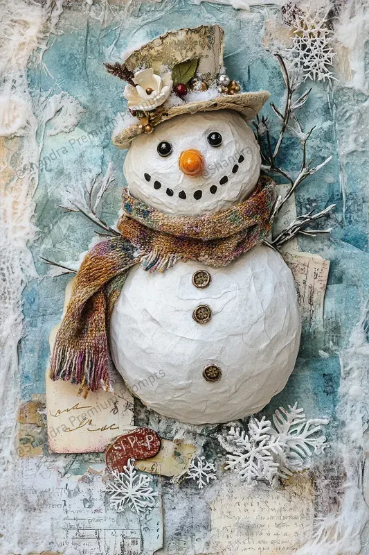 Quebec Winter Carnival Junk Journal Pages