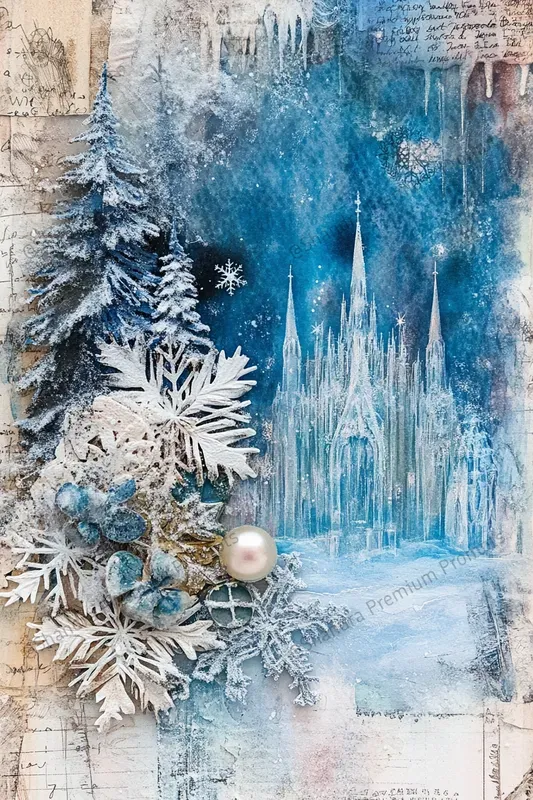 Quebec Winter Carnival Junk Journal Pages