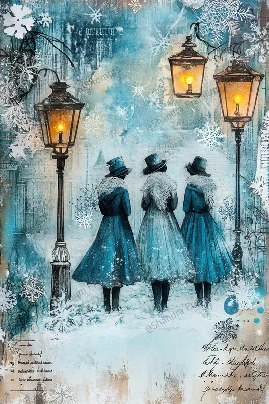 Quebec Winter Carnival Junk Journal Pages