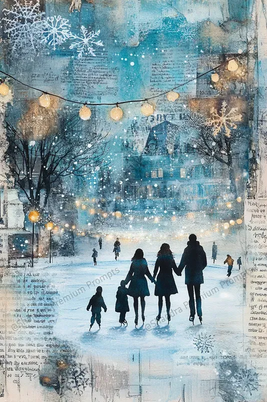 Quebec Winter Carnival Junk Journal Pages