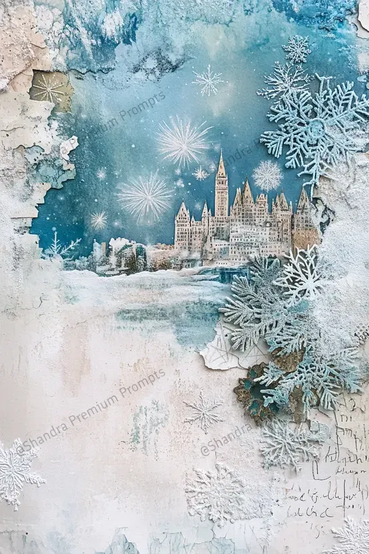 Quebec Winter Carnival Junk Journal Pages