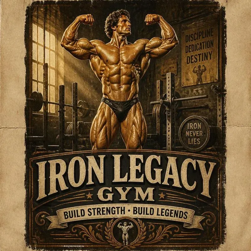 Golden Age Bodybuilding Graphics