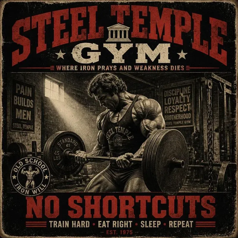 Golden Age Bodybuilding Graphics