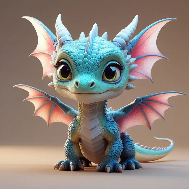 Cute 3D Cartoon Characters