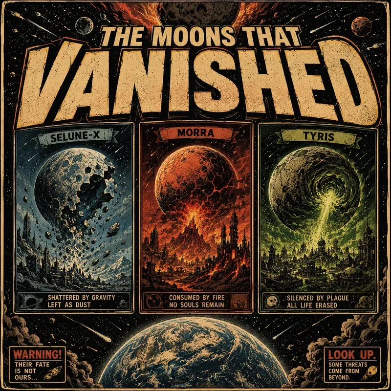 Retro Scifi Apocalypse Poster Series