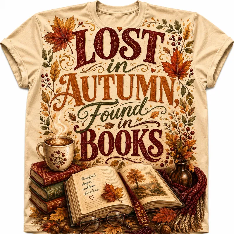 Fall Book Club Tshirt Graphics