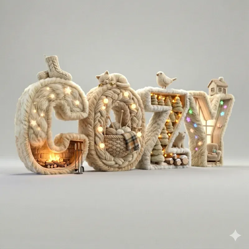 3D Surreal Typography Asset Kits