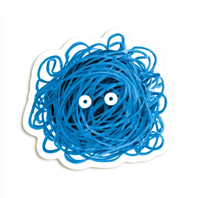Quirky Abstract Emotion Stickers
