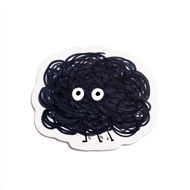 Quirky Abstract Emotion Stickers