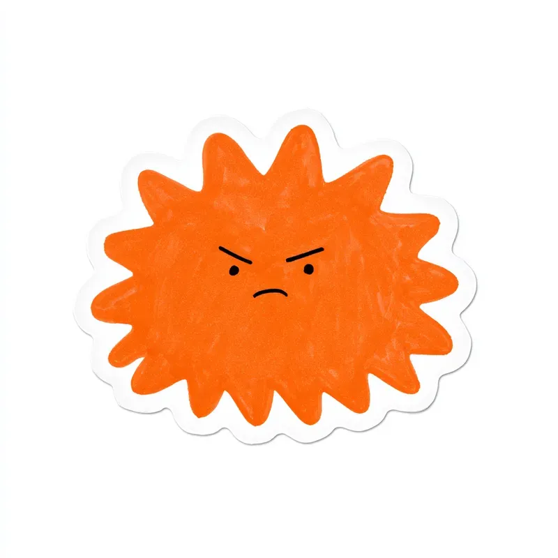 Quirky Abstract Emotion Stickers