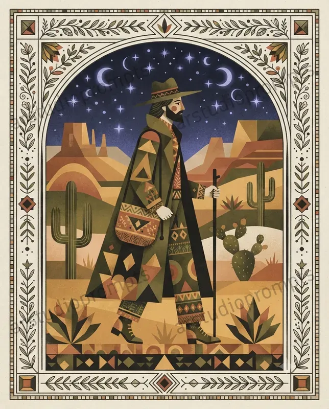 Sophisticated Midcentury Folk Art