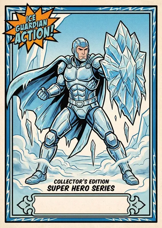 Retro 60s Collectible Comic Heroes