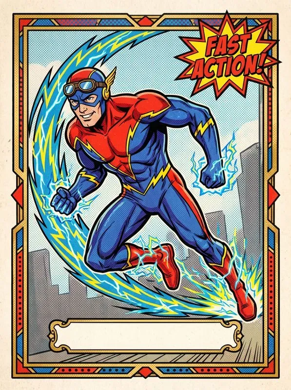 Retro 60s Collectible Comic Heroes