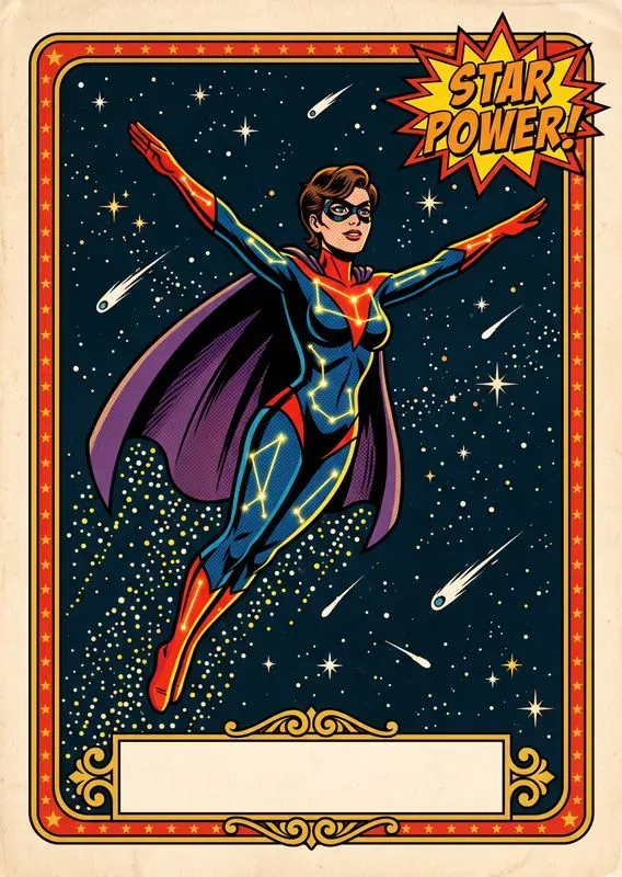 Retro 60s Collectible Comic Heroes