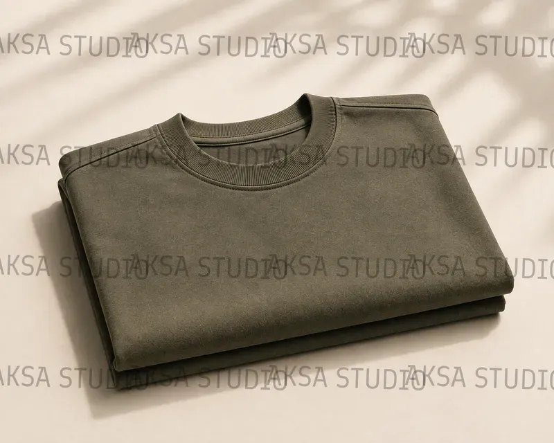 Folded Tshirt Product Studios