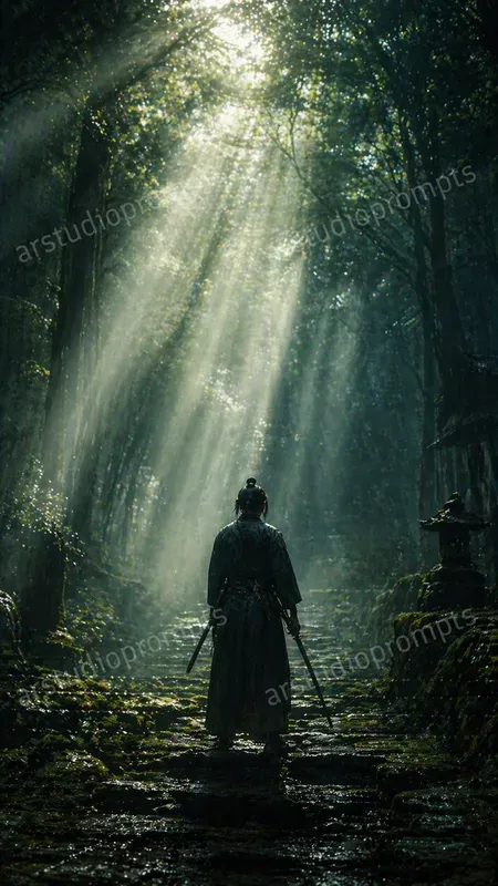 Cinematic Light Beam Posters