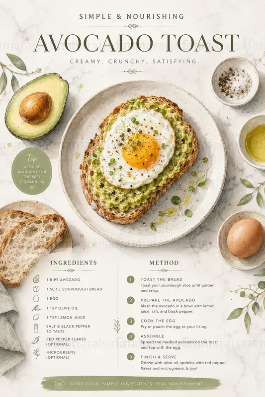 Luxury Watercolor Recipe Poster Creators