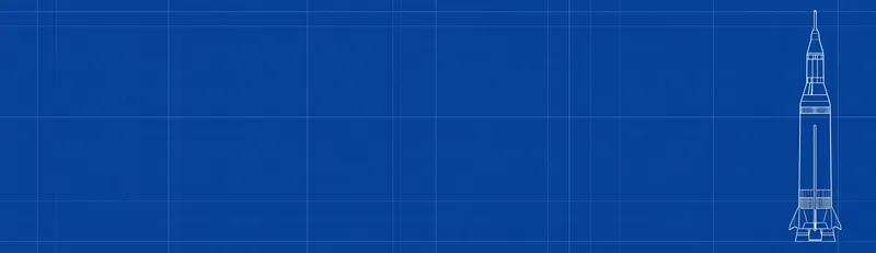 Blueprint Line Art LinkedIn Banners