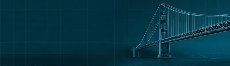 Blueprint Line Art LinkedIn Banners