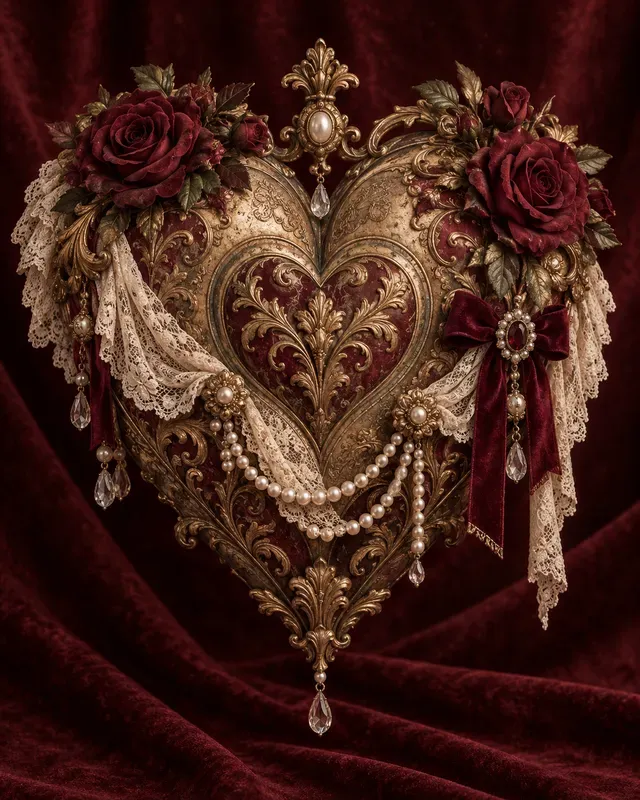 Victorian Heirloom Heart Generator