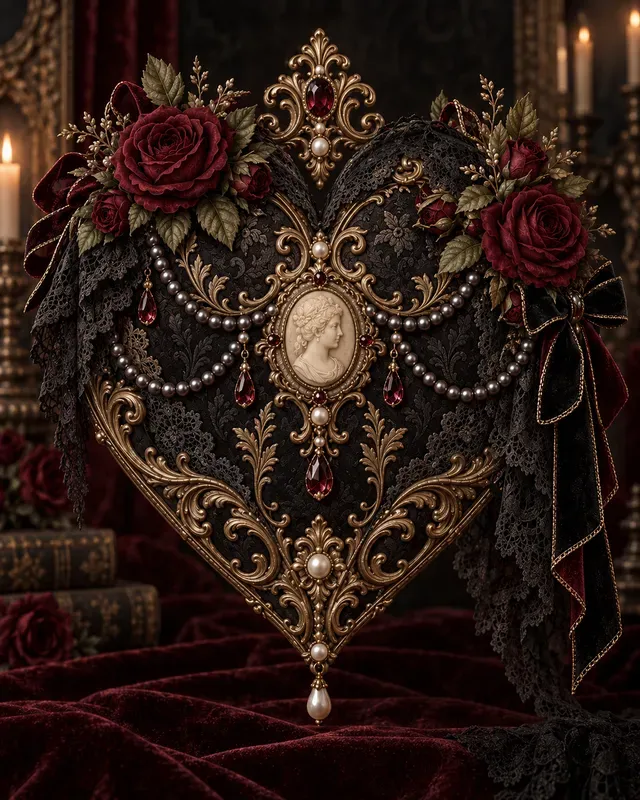 Victorian Heirloom Heart Generator