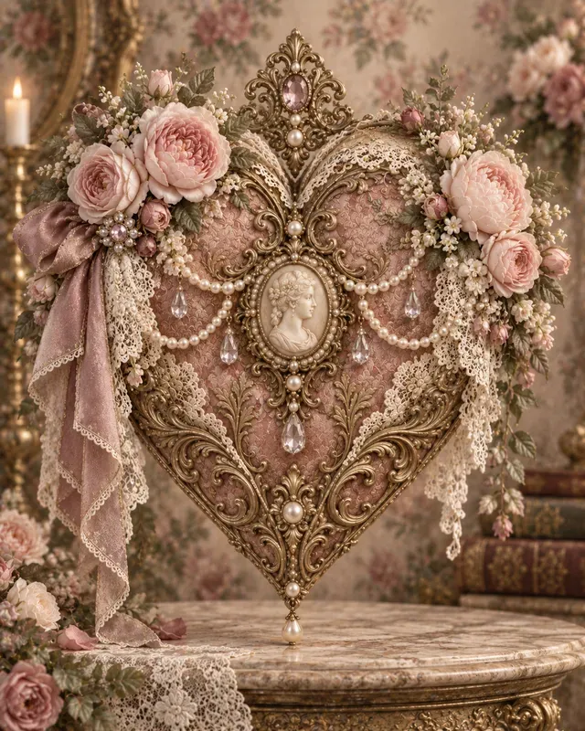 Victorian Heirloom Heart Generator