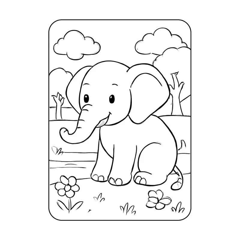 Animal Art For Kids Colouring Books