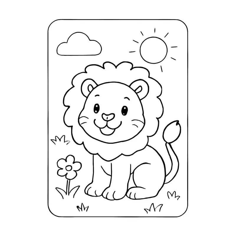 Animal Art For Kids Colouring Books