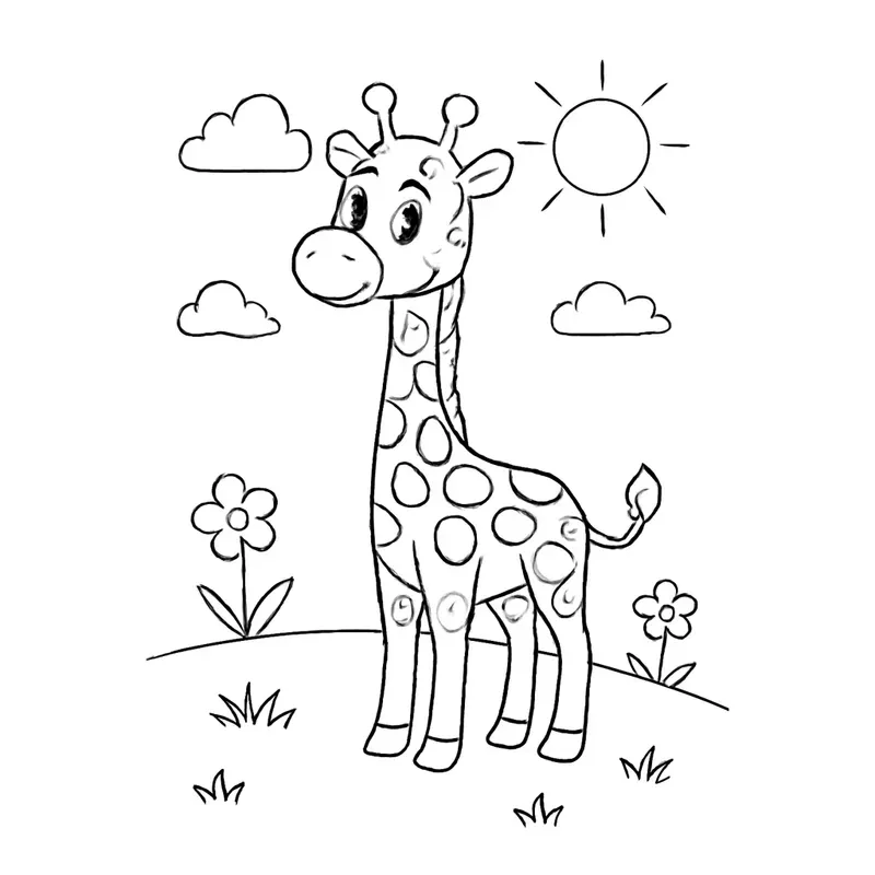Animal Art For Kids Colouring Books
