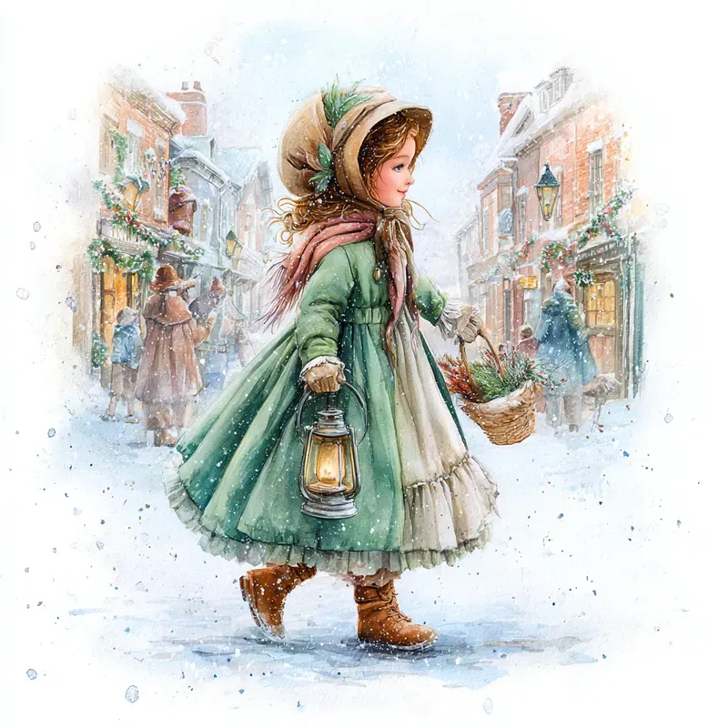 Victorian Winter Watercolour Collections