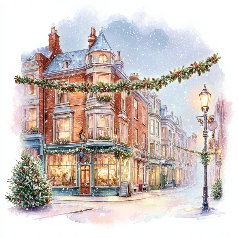 Victorian Winter Watercolour Collections