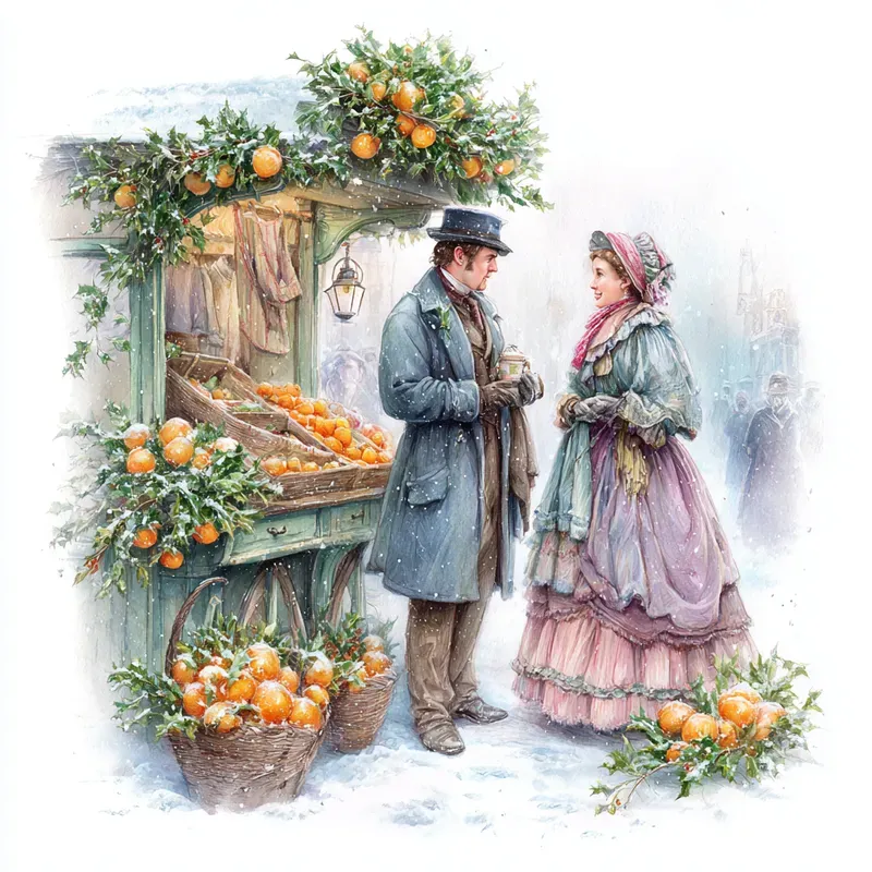 Victorian Winter Watercolour Collections
