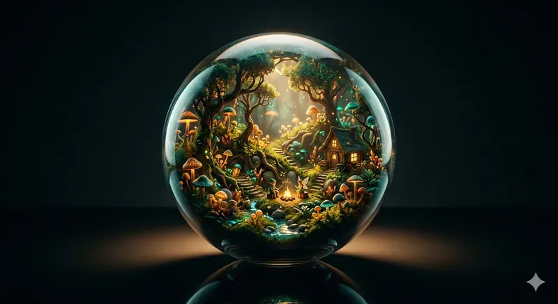 Miniature Worlds Trapped Inside Objects