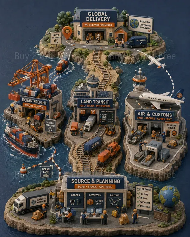 Map World Building System Infographics