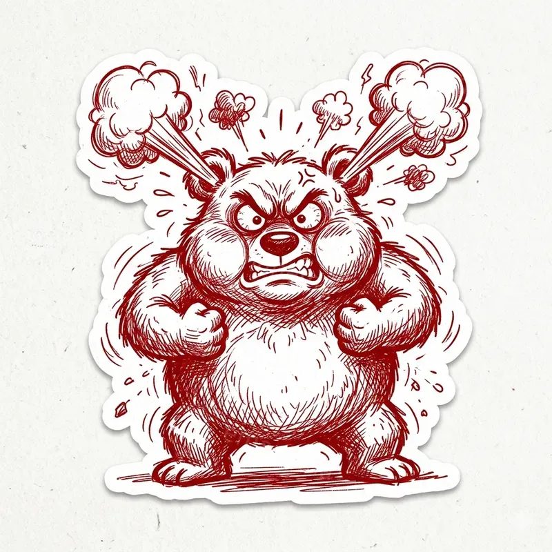 Hand Drawn Doodle Style Stickers