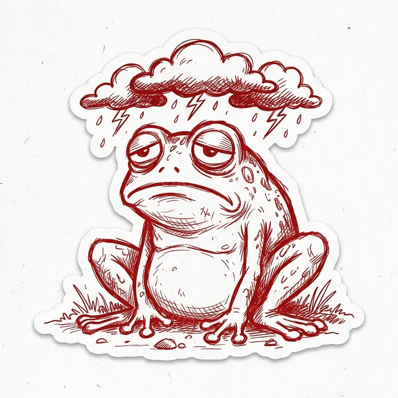 Hand Drawn Doodle Style Stickers