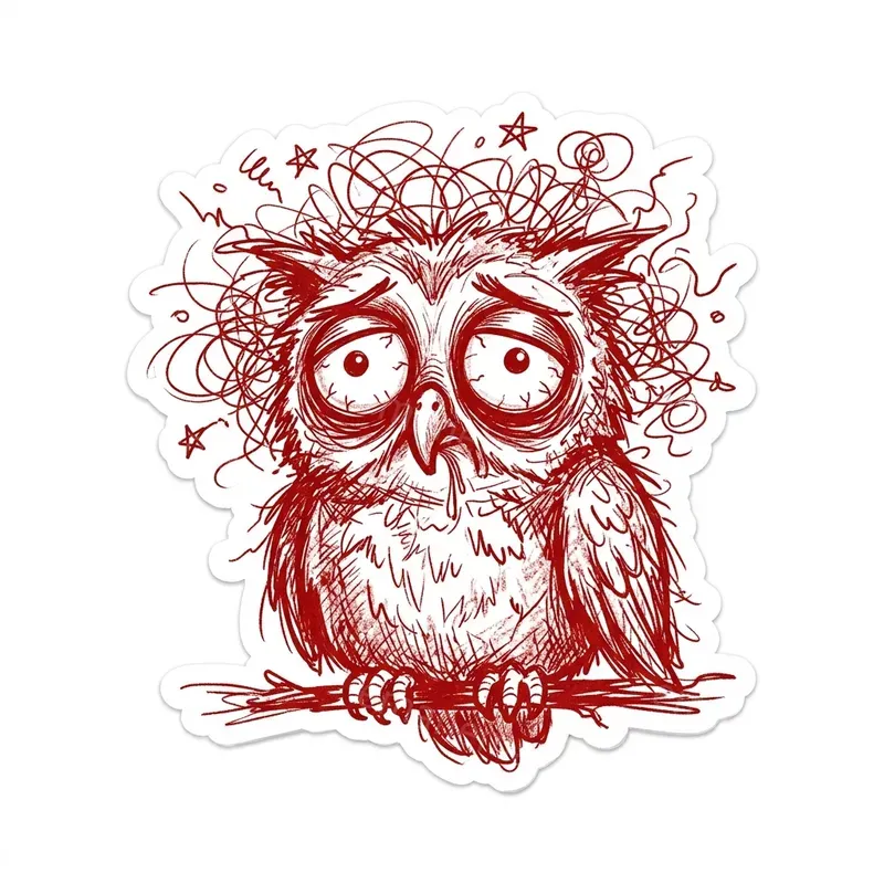 Hand Drawn Doodle Style Stickers