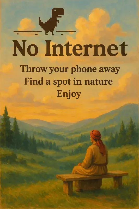 No Internet Nature Posters