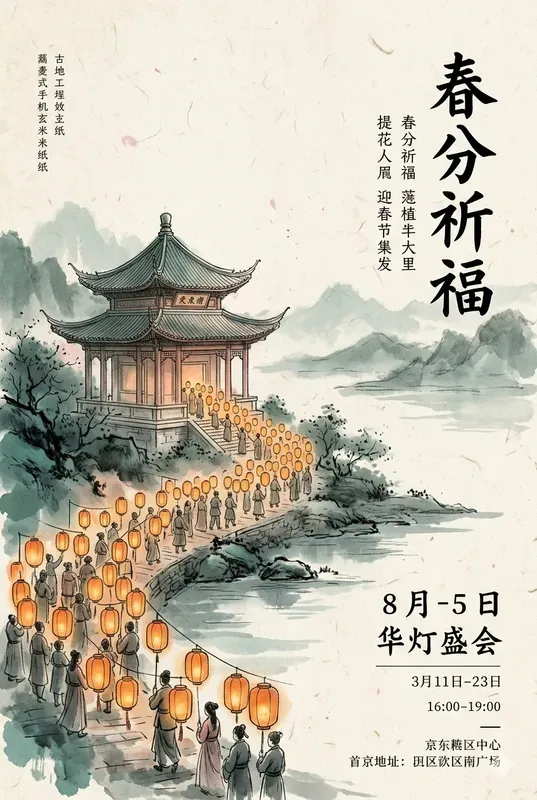 Oriental Event Marketing Poster Assets